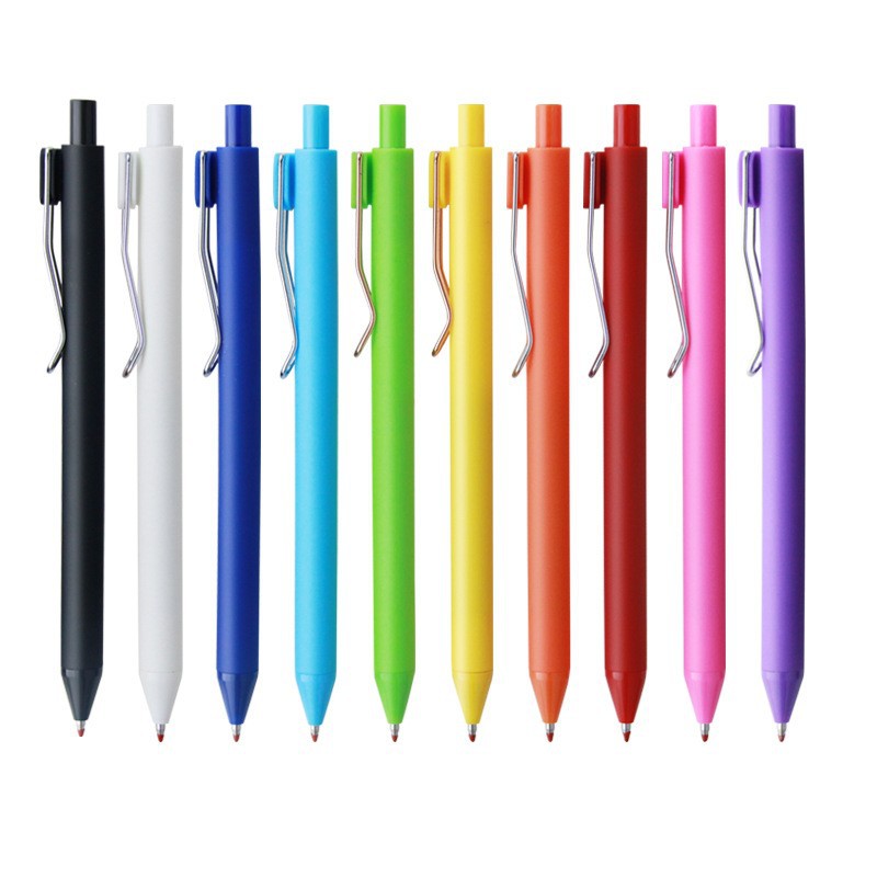 Candy-colored Soft-Touch Click Gel Pen (1 Color Print) 3
