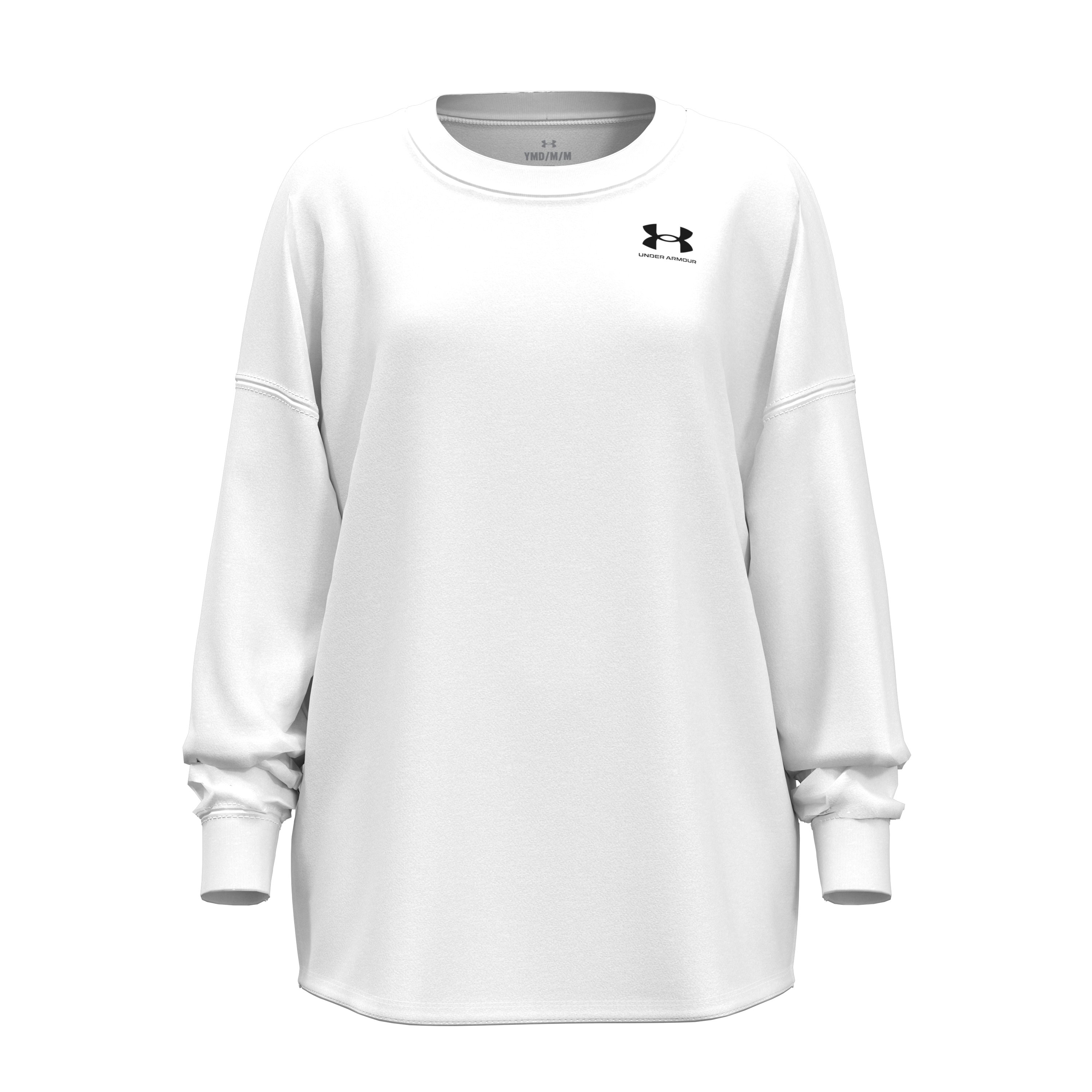 UA Left Chest Logo Girls' Long Sleeve 3