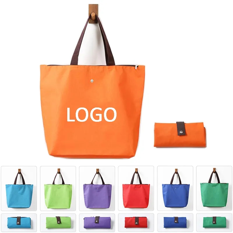 Customized Portable Grocery Bag, custom tote bag with logo imprint 2