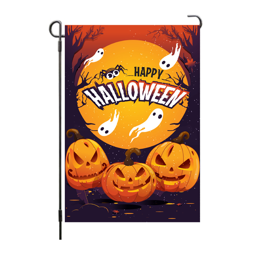 30x45cm Autumn Halloween Pumpkin Garden Flag 2