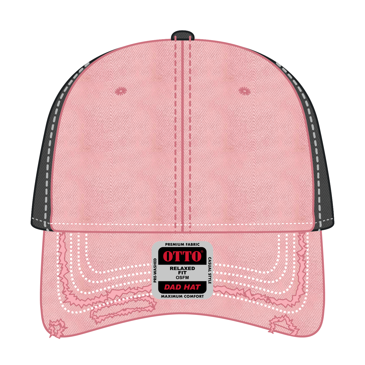 OTTO CAP® 6 Panel Low Profile Dad Hat 11