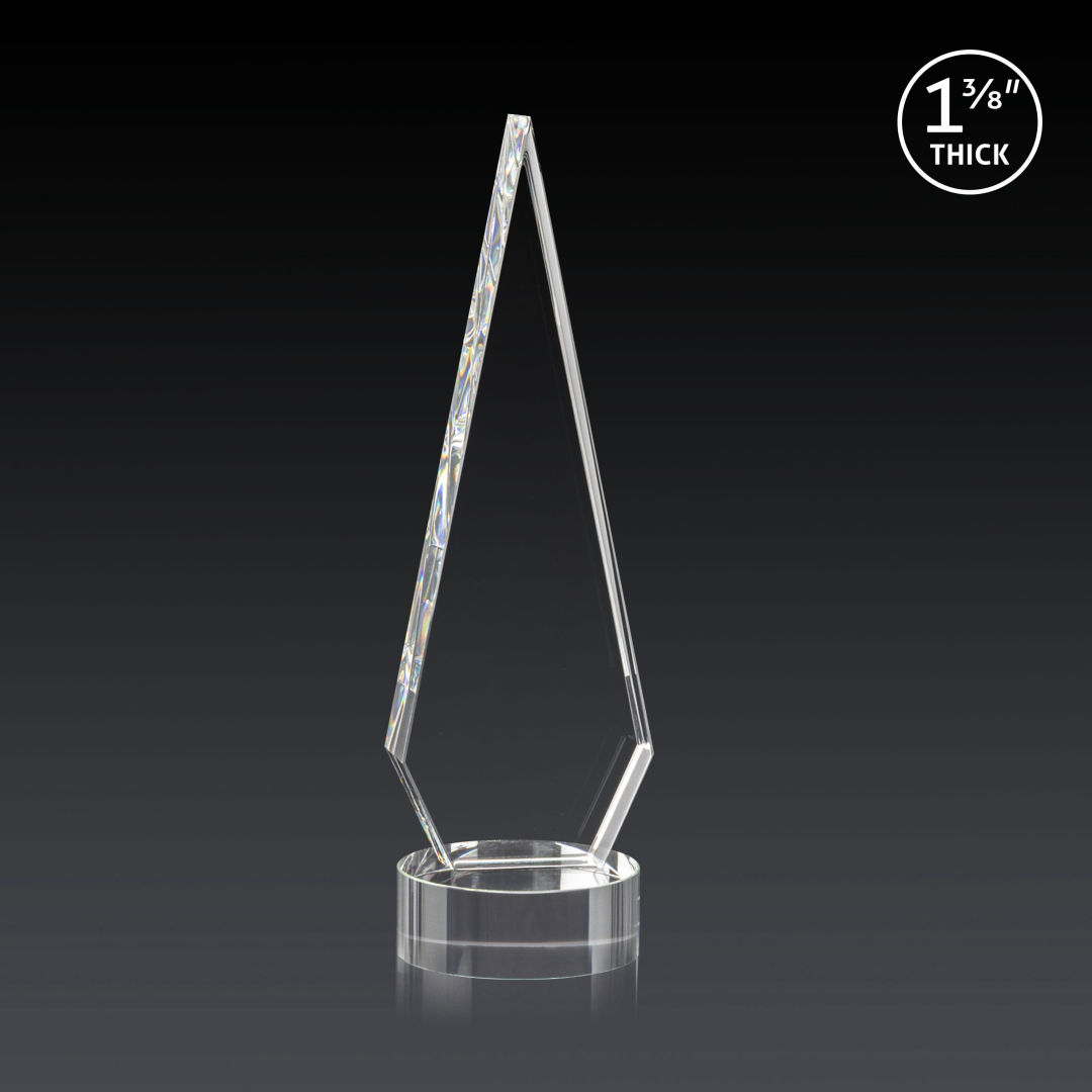 Springfield 3D Award on Stanrich Base - Clear 7