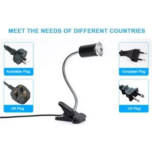 Heat Lamp For Reptiles Turtle UVA UVB Light With Two Bulbs 5