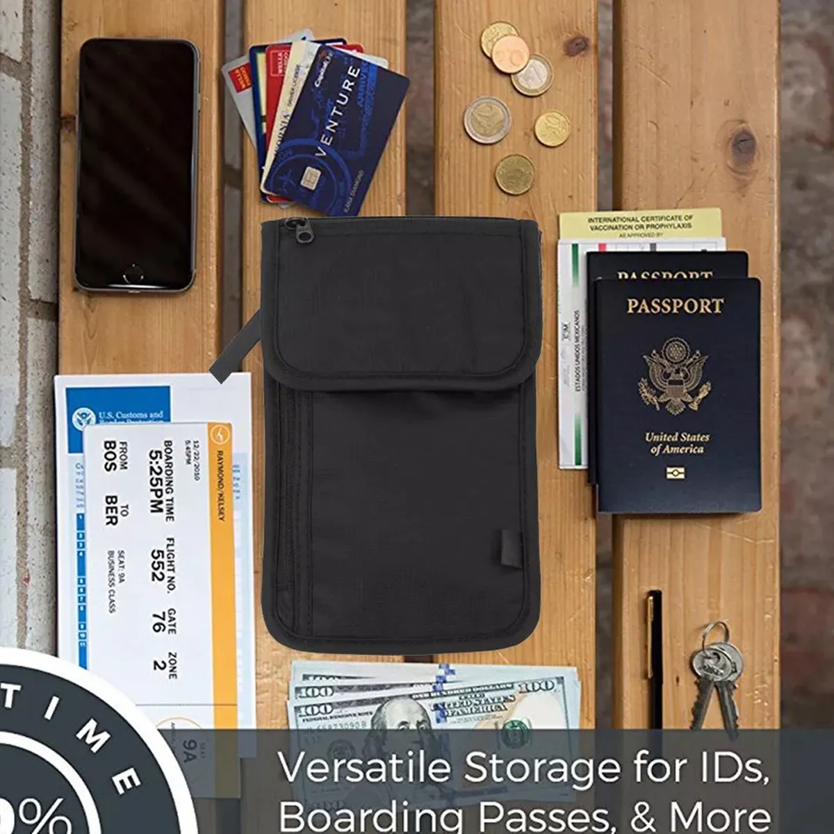 Hanging Neck Passport Wallet 6