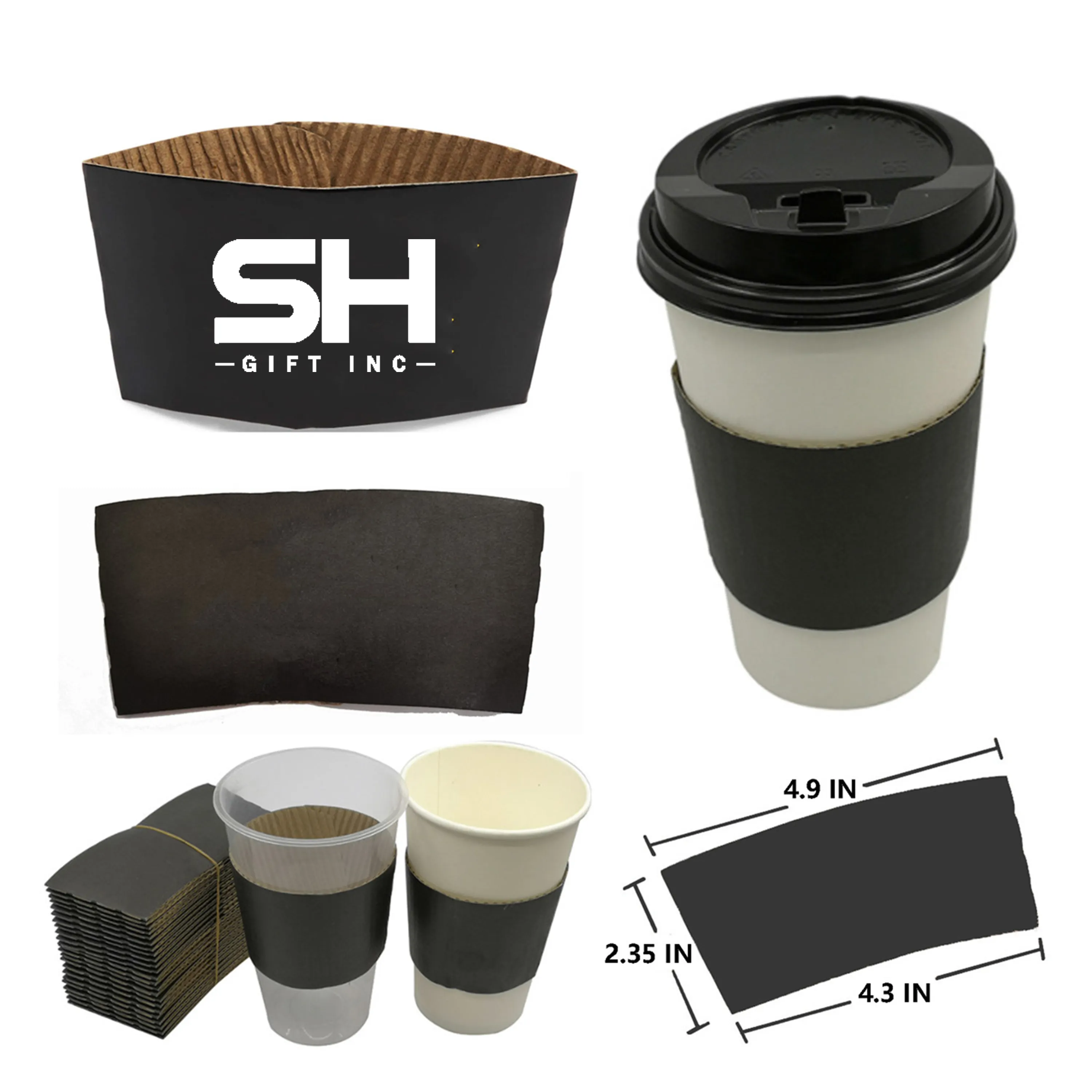 Coffee Cup Sleeves for 12OZ 16OZ 2