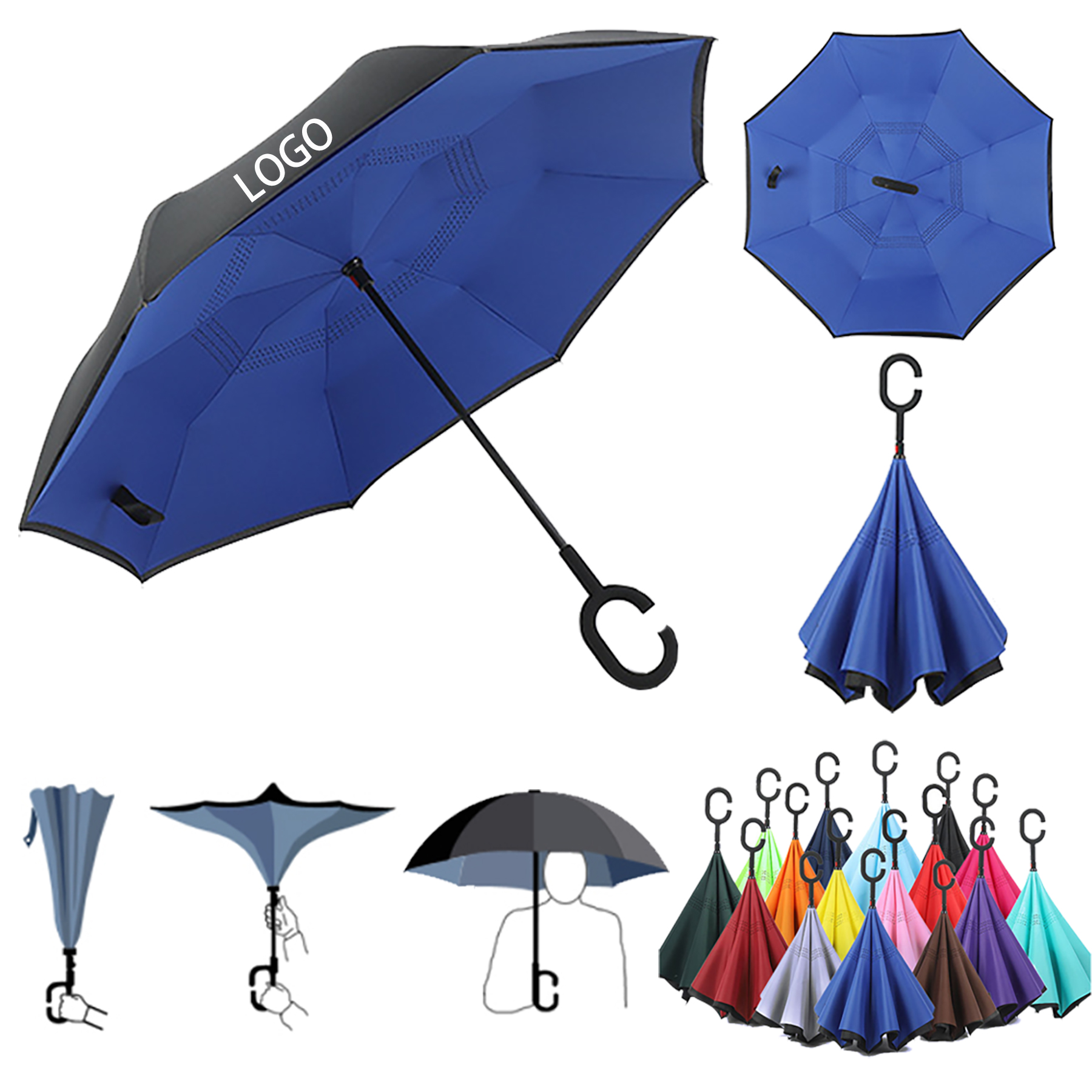 48" Arc Reverse Umbrella 1