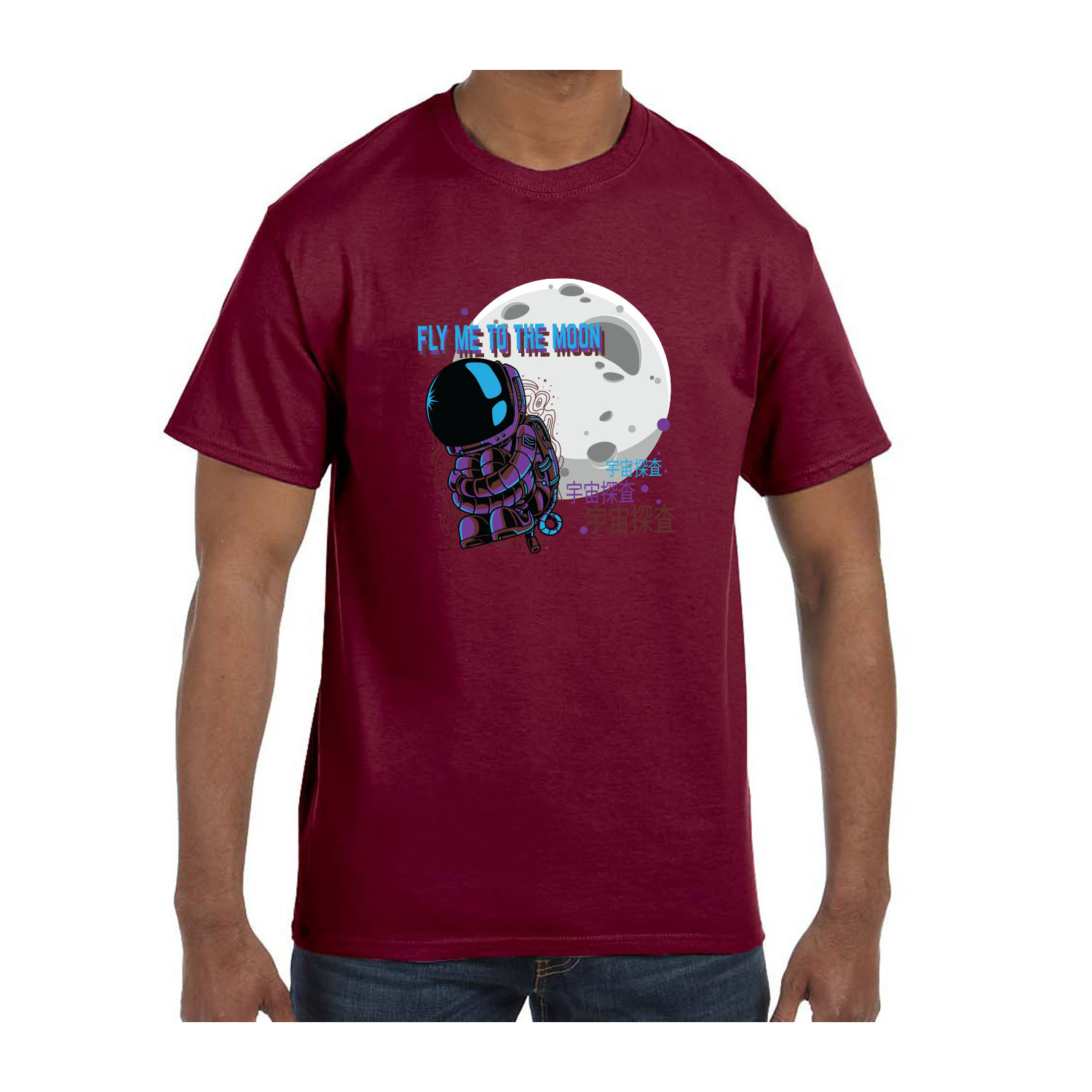 Gildan™ 5.3 oz Cotton Pre-Shrunk T-Shirt (Full Color Imprint) 32