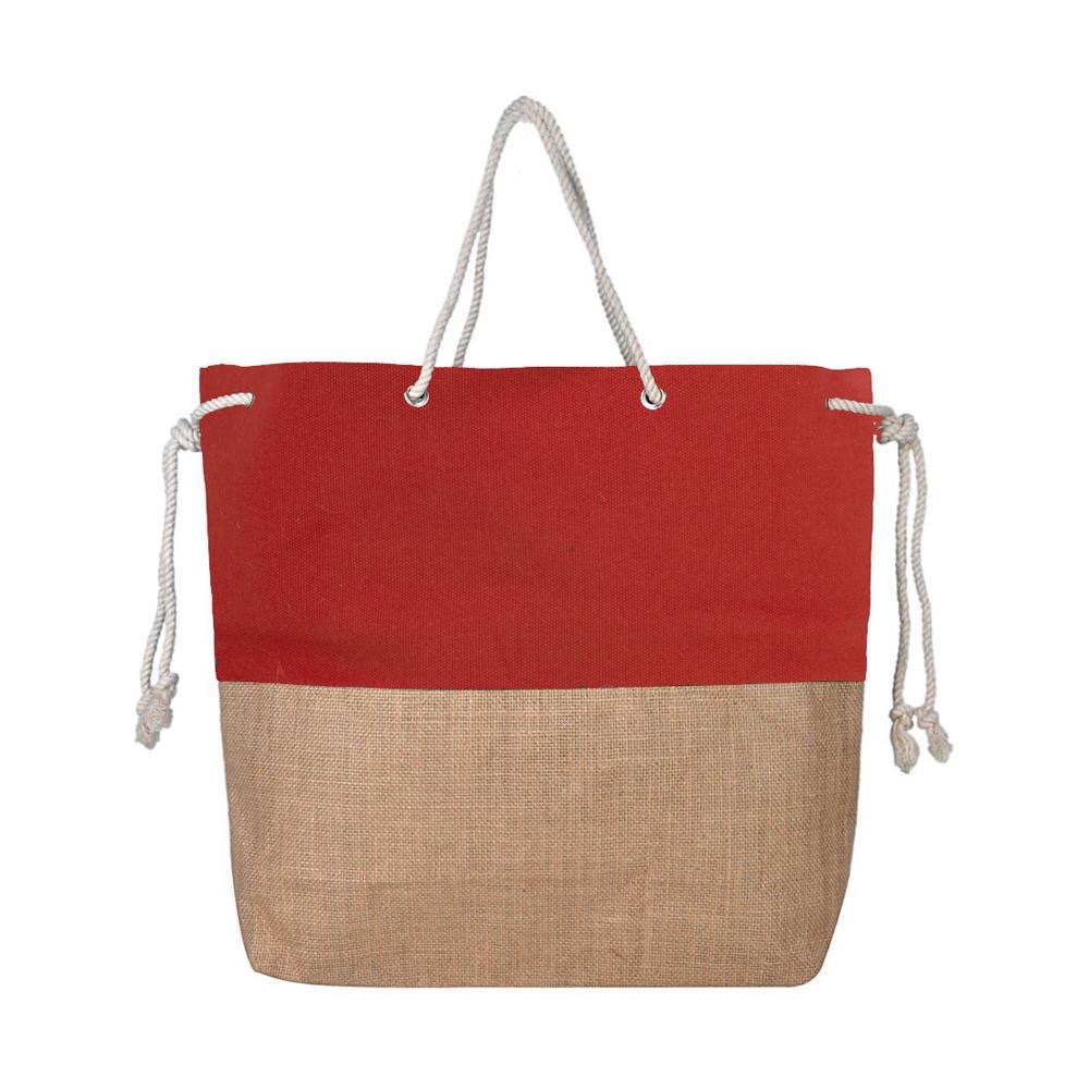 15 Oz. Laminated Jute Bag w/Rope Handles 2