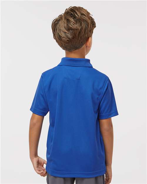 Youth Saratoga Performance Mini Mesh Polo - 108Y 60