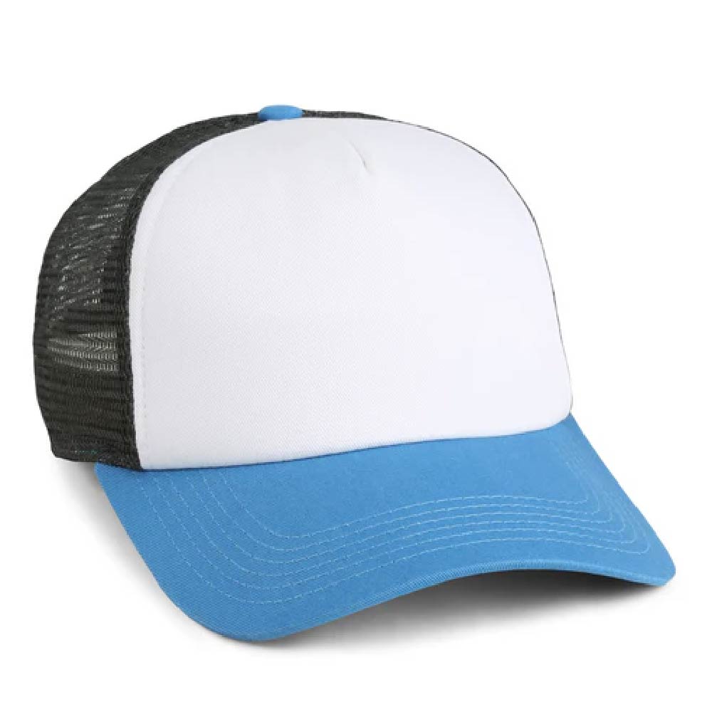 Imperial 1287 5-Panel North Country Trucker Hat w/ Leatherette Patches or Embroidery 8