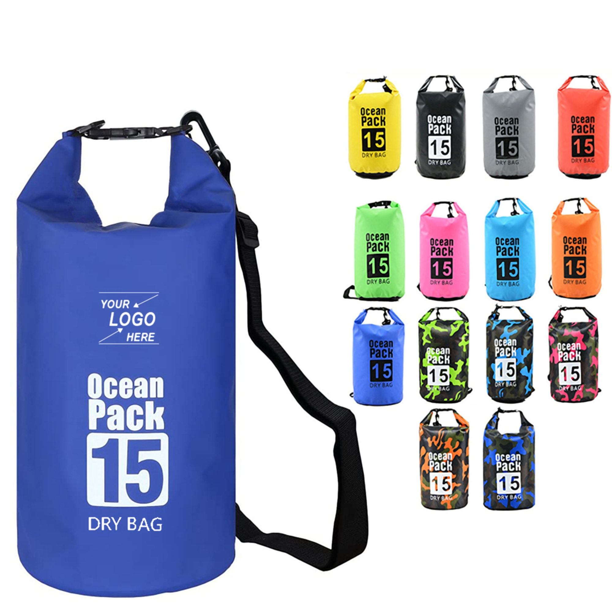 15L Waterproof PVC Dry Bag 5