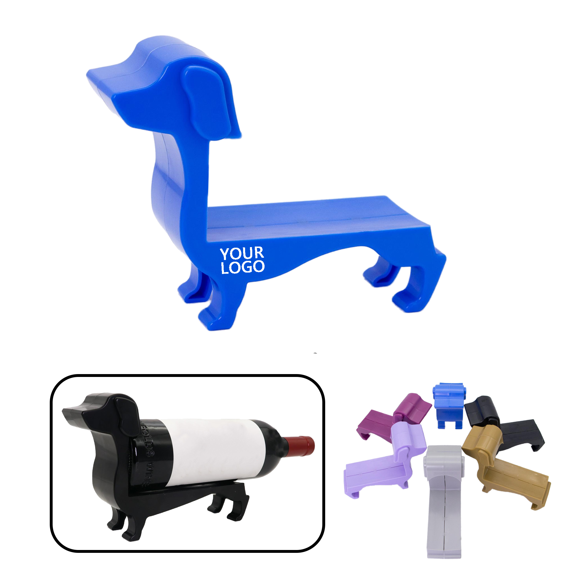 Wiener Dog Bottle Rack 3