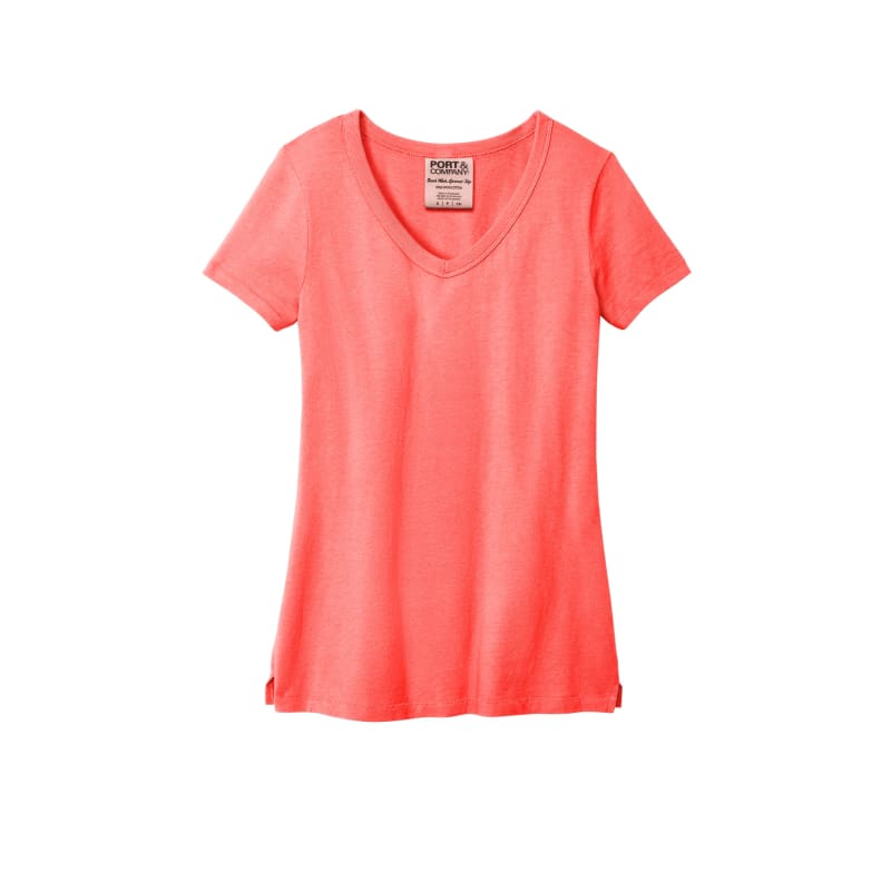 Port & Company Women's Beach Wash Garment-Dyed V-Neck Tee 7
