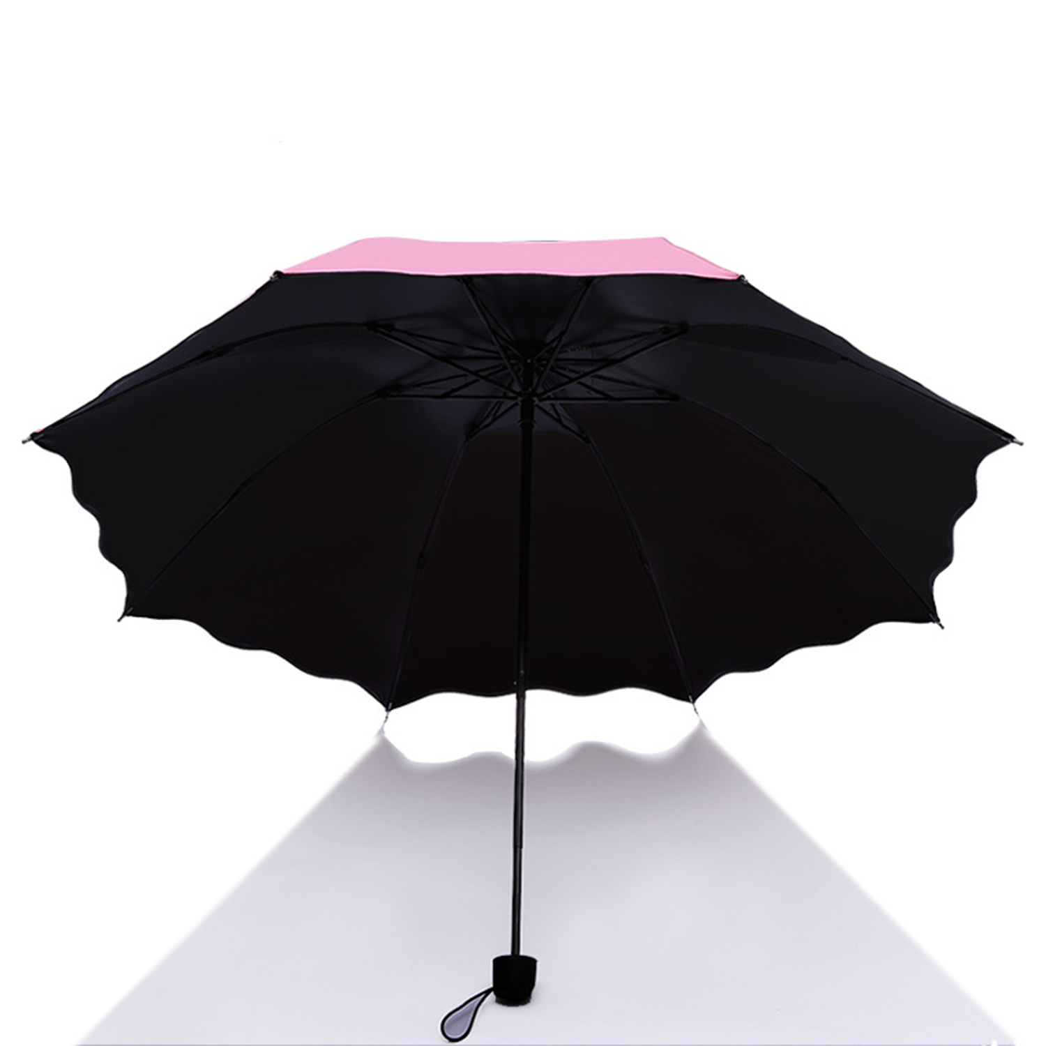 Blooming Material Travel Foldable Compact Umbrellas 10