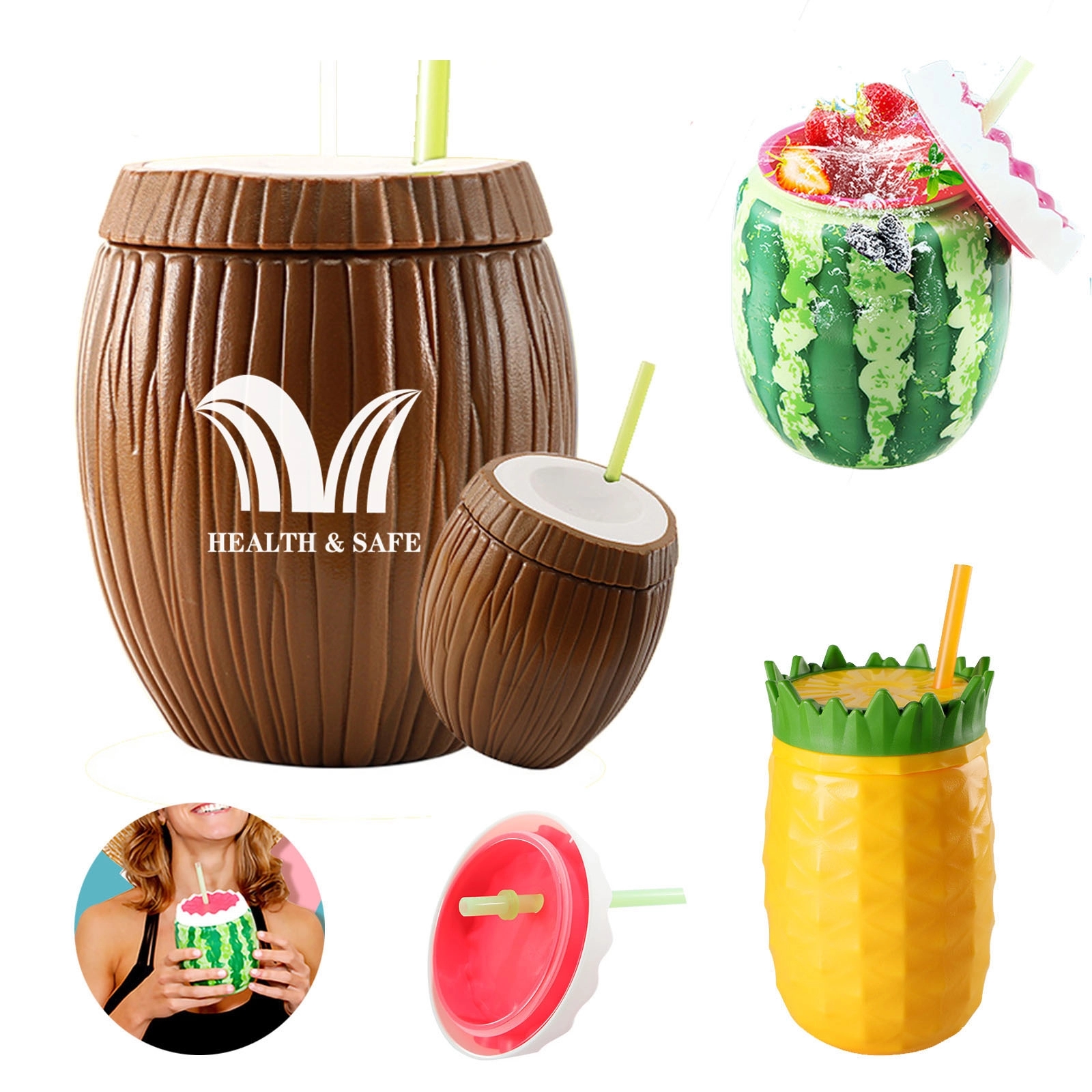 Summer Watermelon Plastic Cup 2