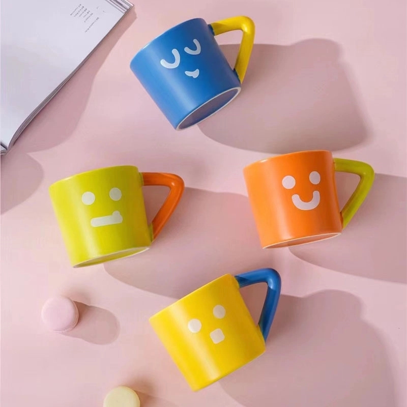 Custom 12 OZ Ceramic Cute Milk Coffee Mug 5