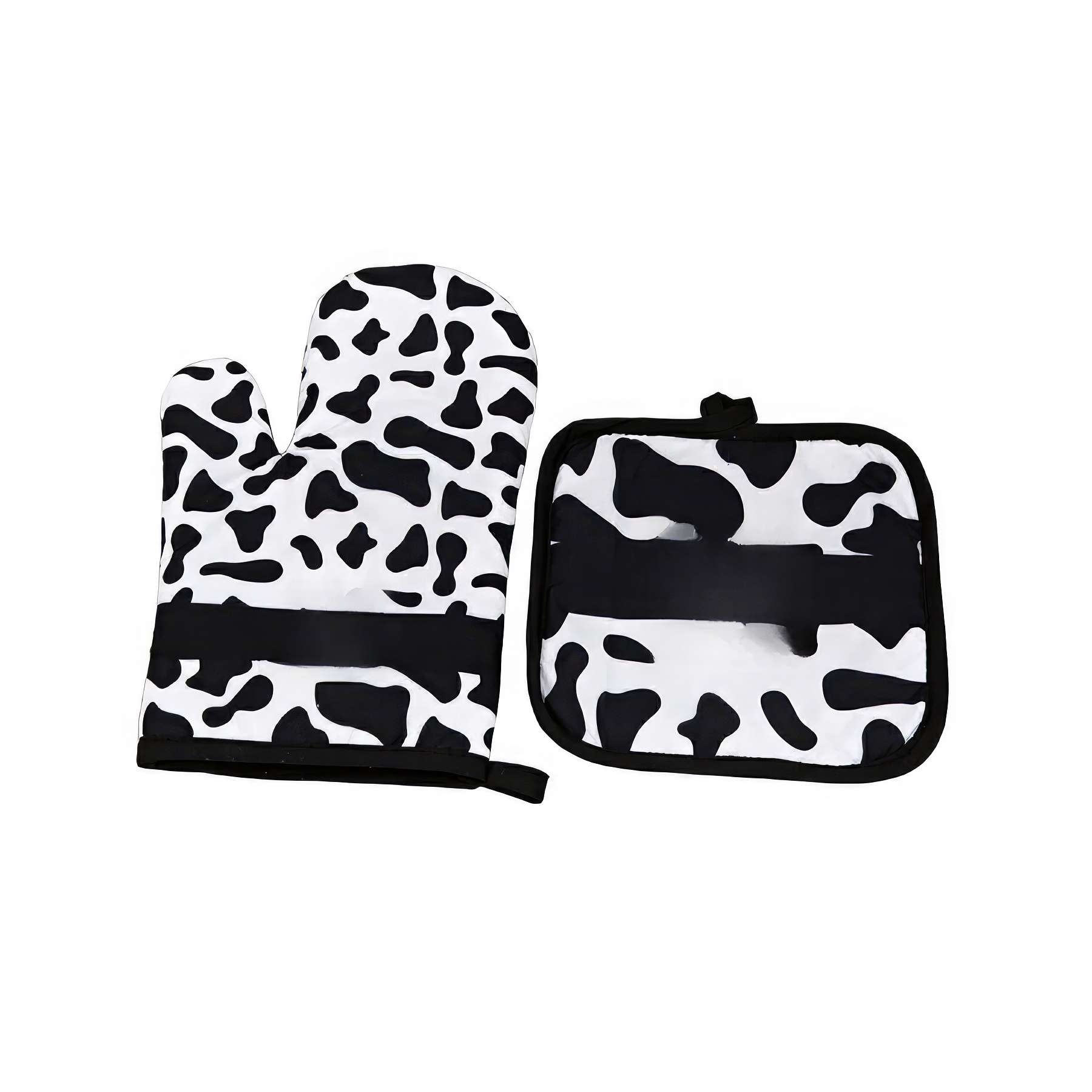 Custom Gift Baking Oven Mitt & Pot Holder 2pcs Pastry Set 2
