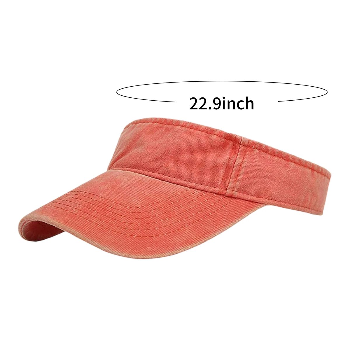 Open Top Cotton Visor Cap for Sports and Travel 7