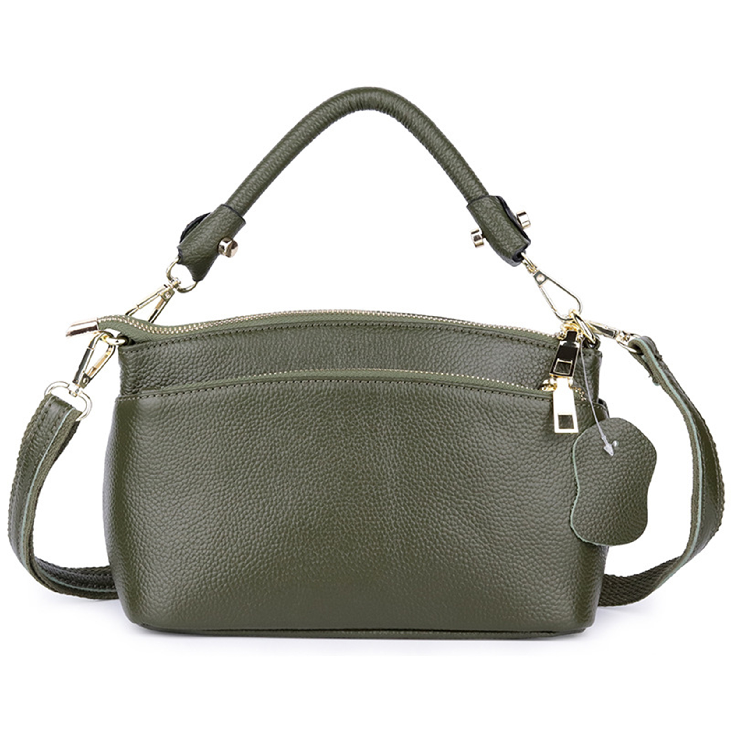 Genuine Leather Ladies' Crossbody Handbag 10