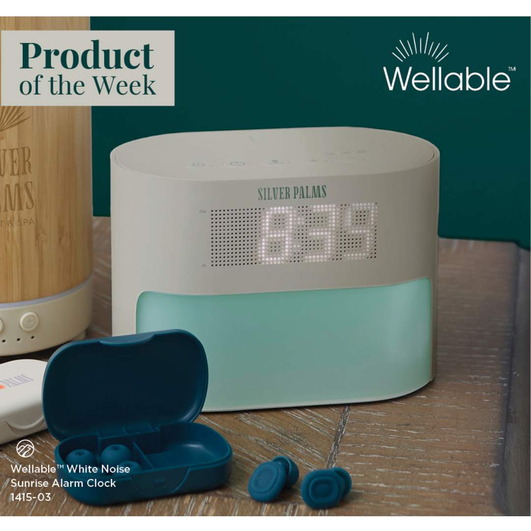 Wellable™ White Noise Sunrise Alarm Clock 38