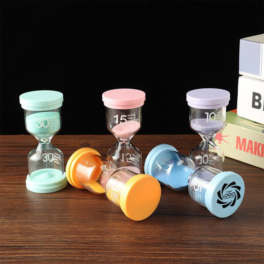 Round glass hourglass 2