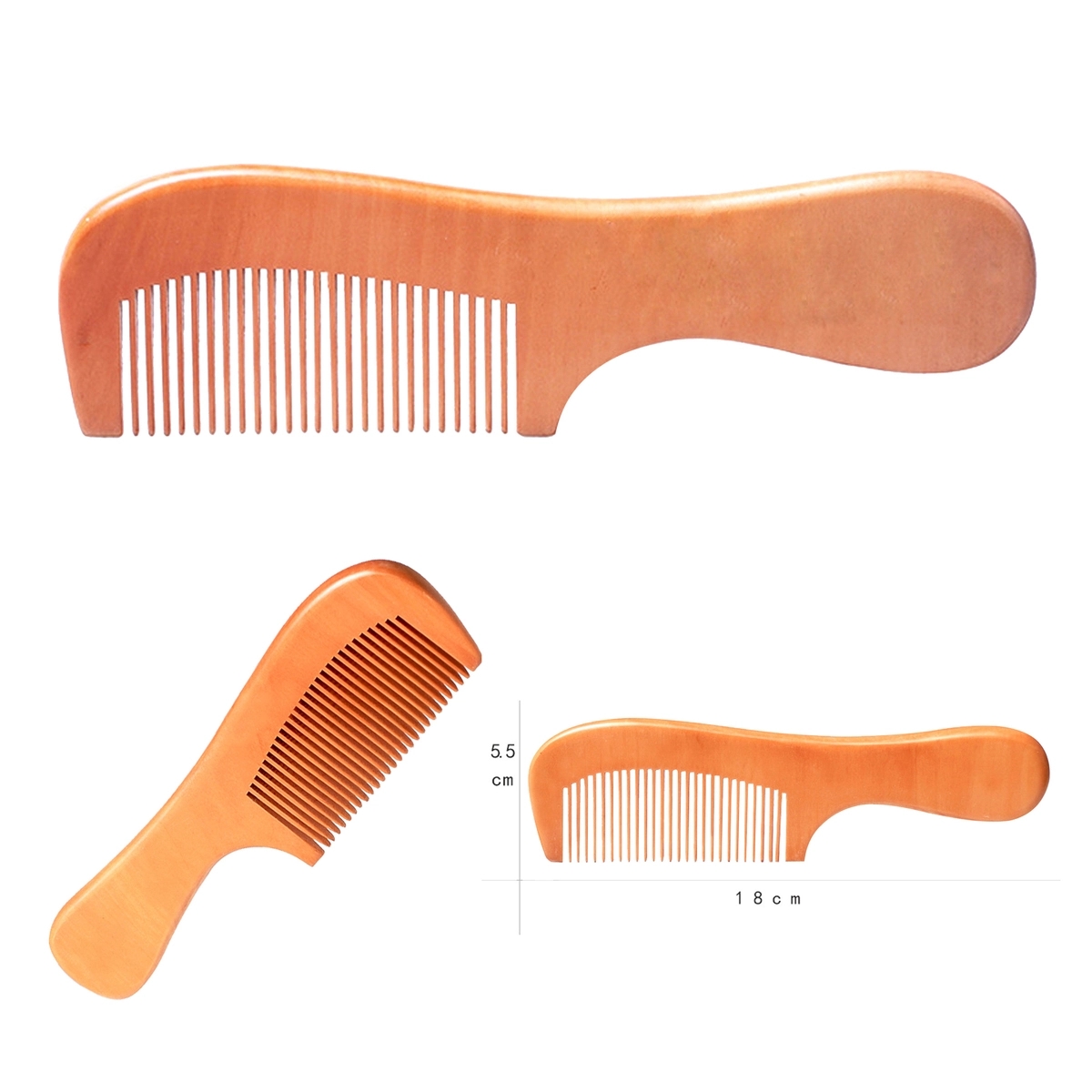 Peach Wood Comb 2