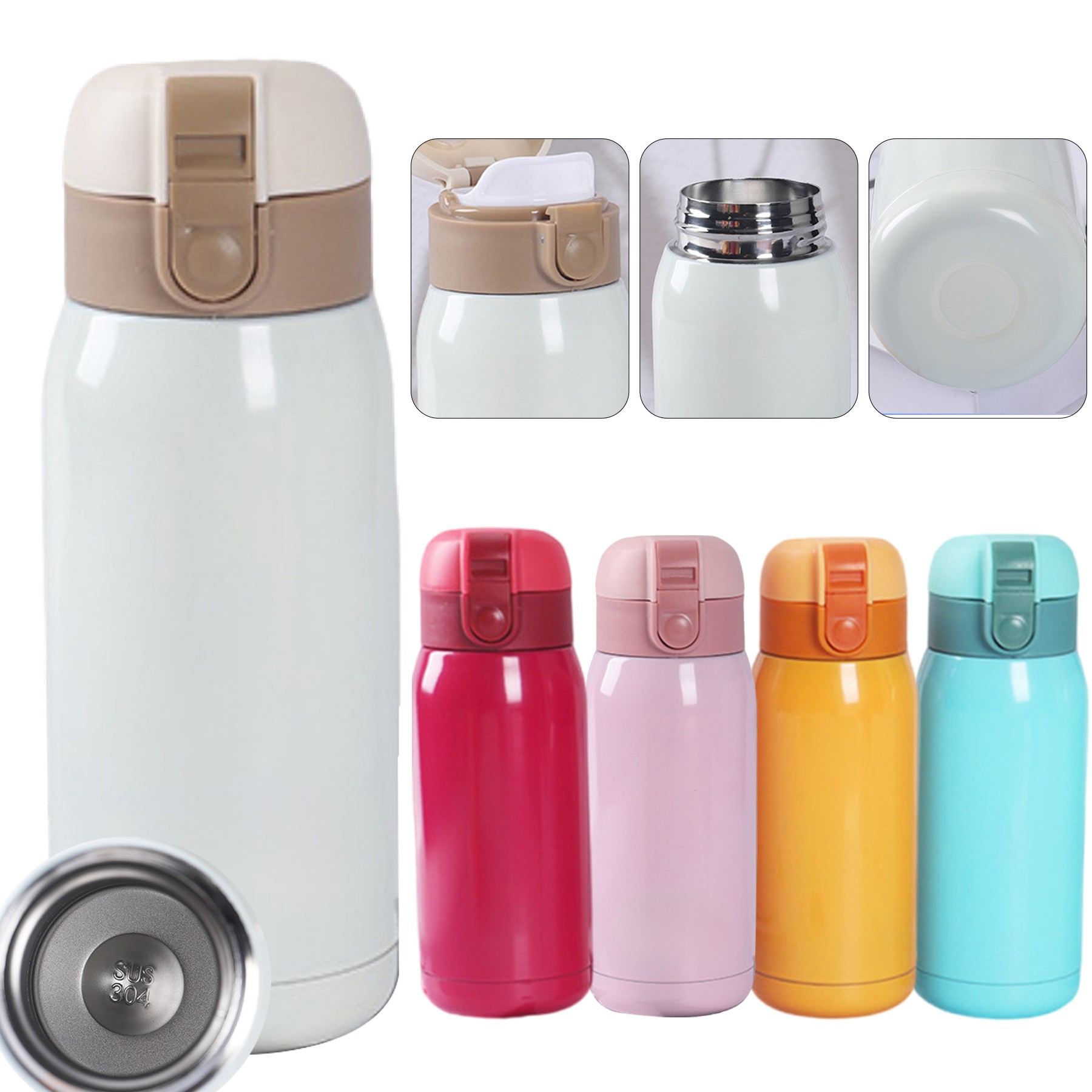 12Oz Thermos Cup With Pop-Up Lid 5