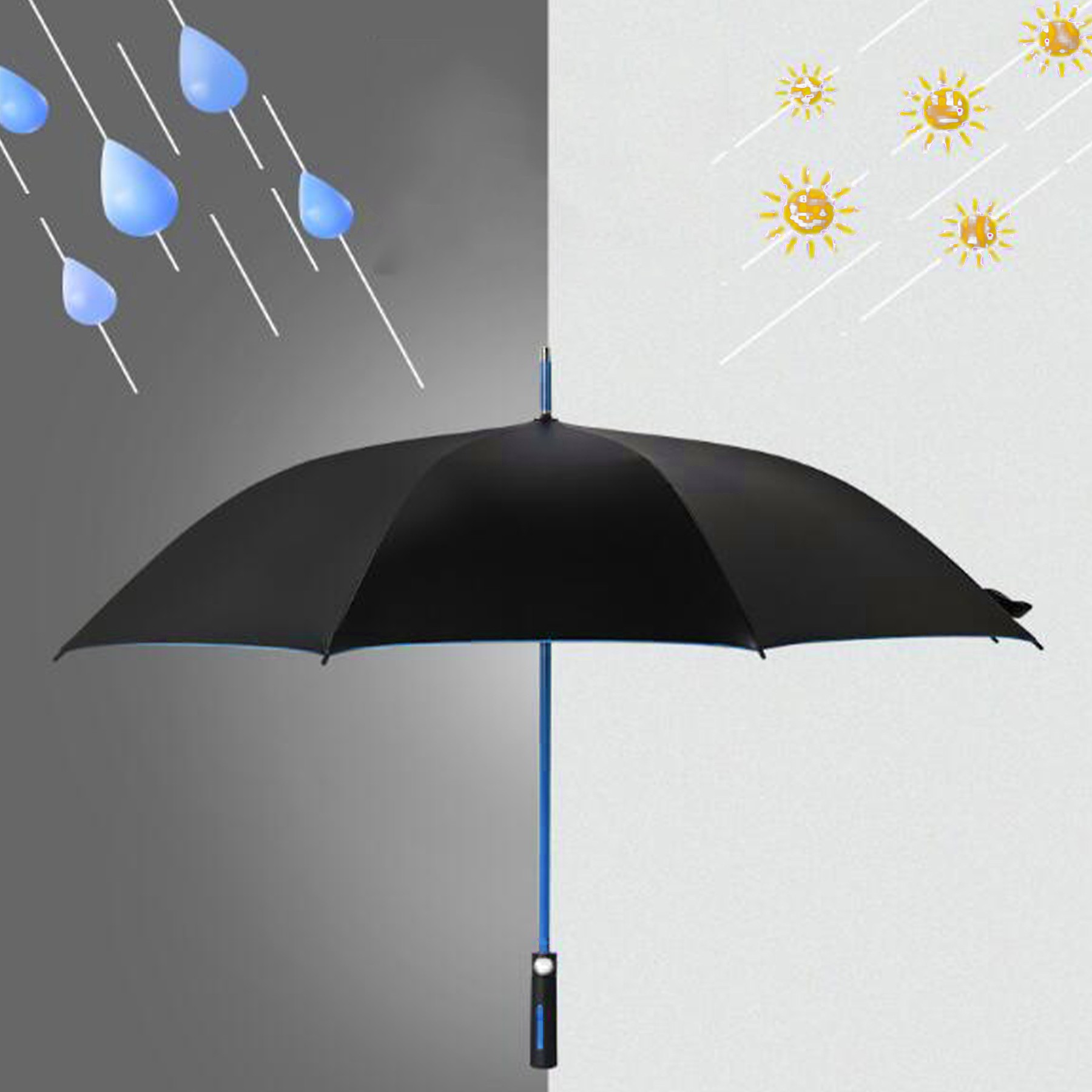 54 Inch Arc Automatic Open Golf Umbrella 7