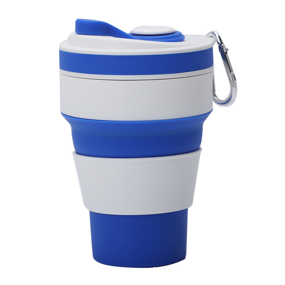 12 Oz. Portable Silicone Foldable Sippy Cup W/Drinking Straw 3