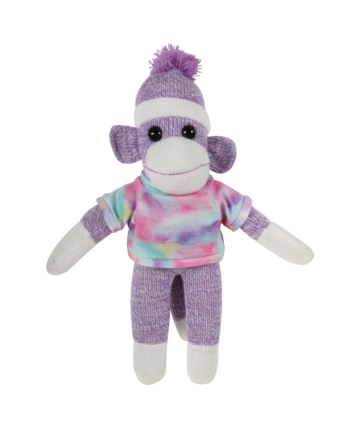 Plush Purple Sock Monkey with Tee 9