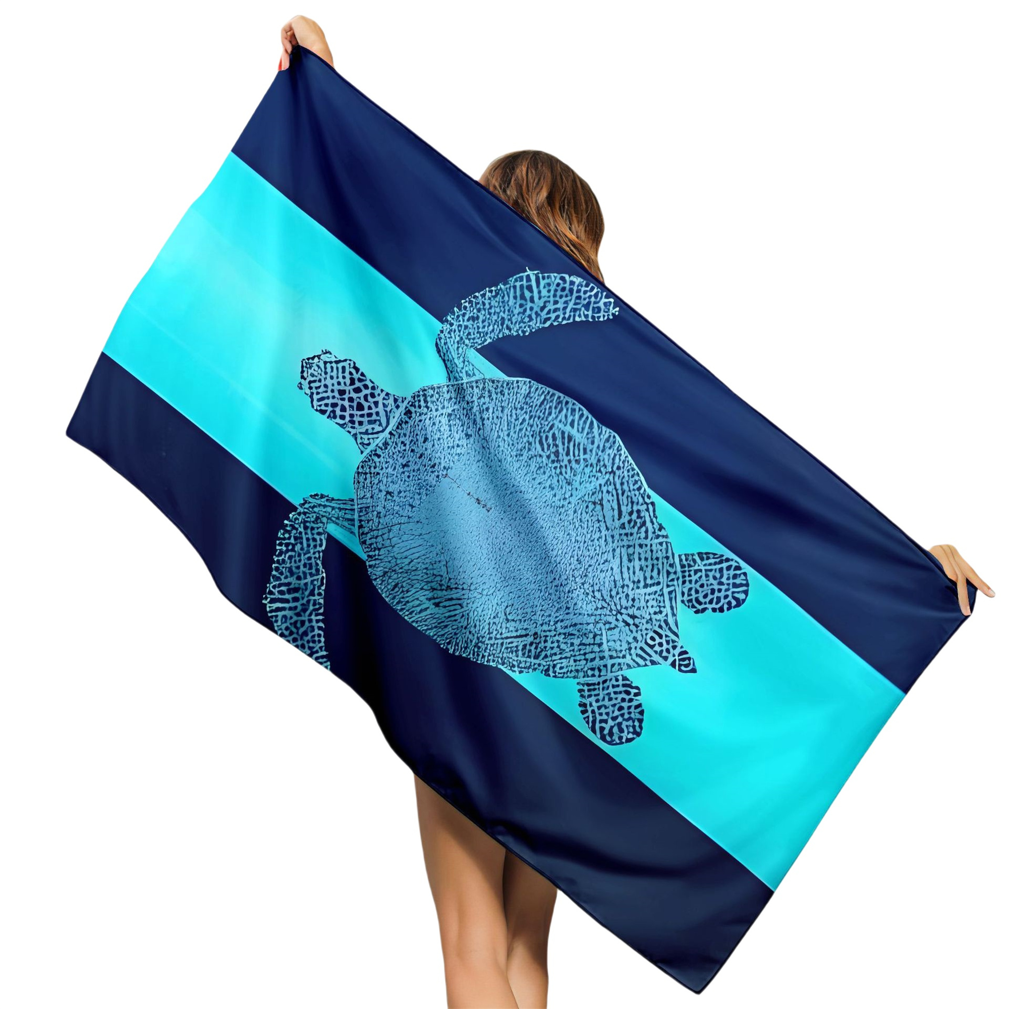 Premium Microfiber, 30 x 60, Mid-Weight, Color Beach Towel 8