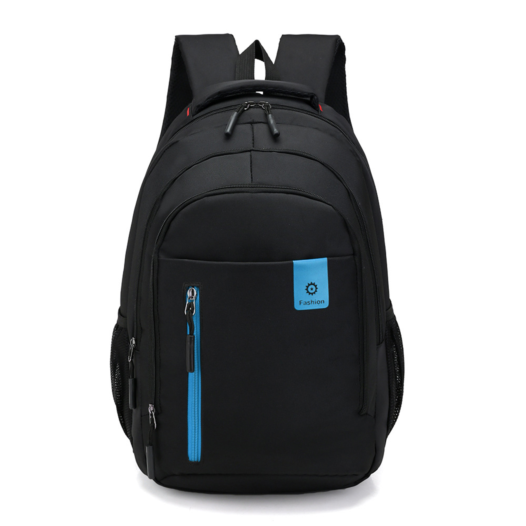 Travel Laptop Backpack With Green Zipper 2