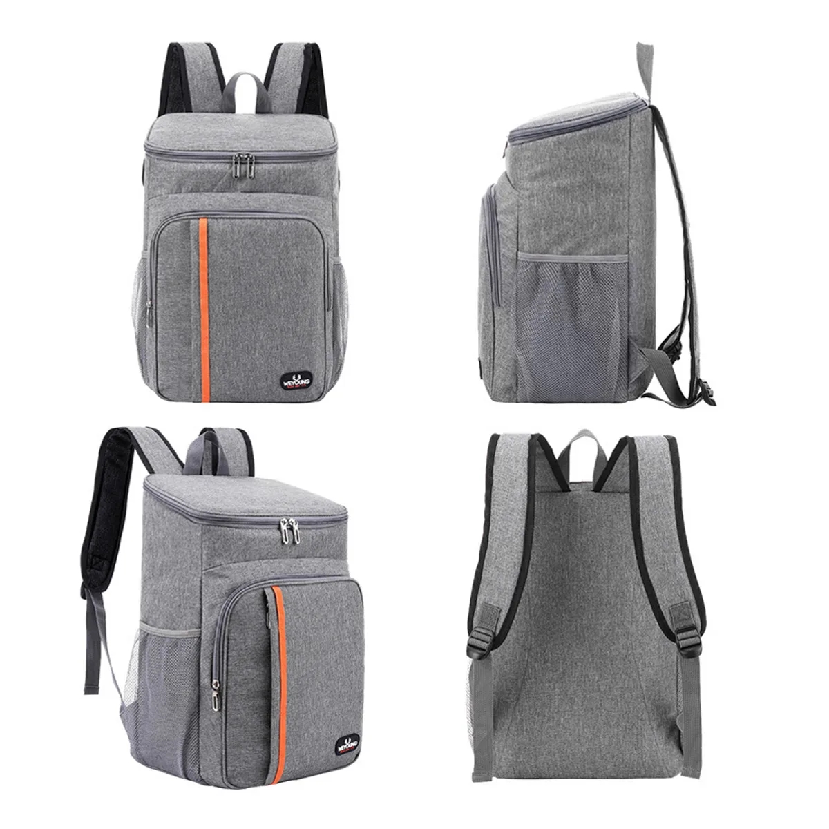 24L Insulated Cooler Backpack With Leakproof Liner Pockets 6