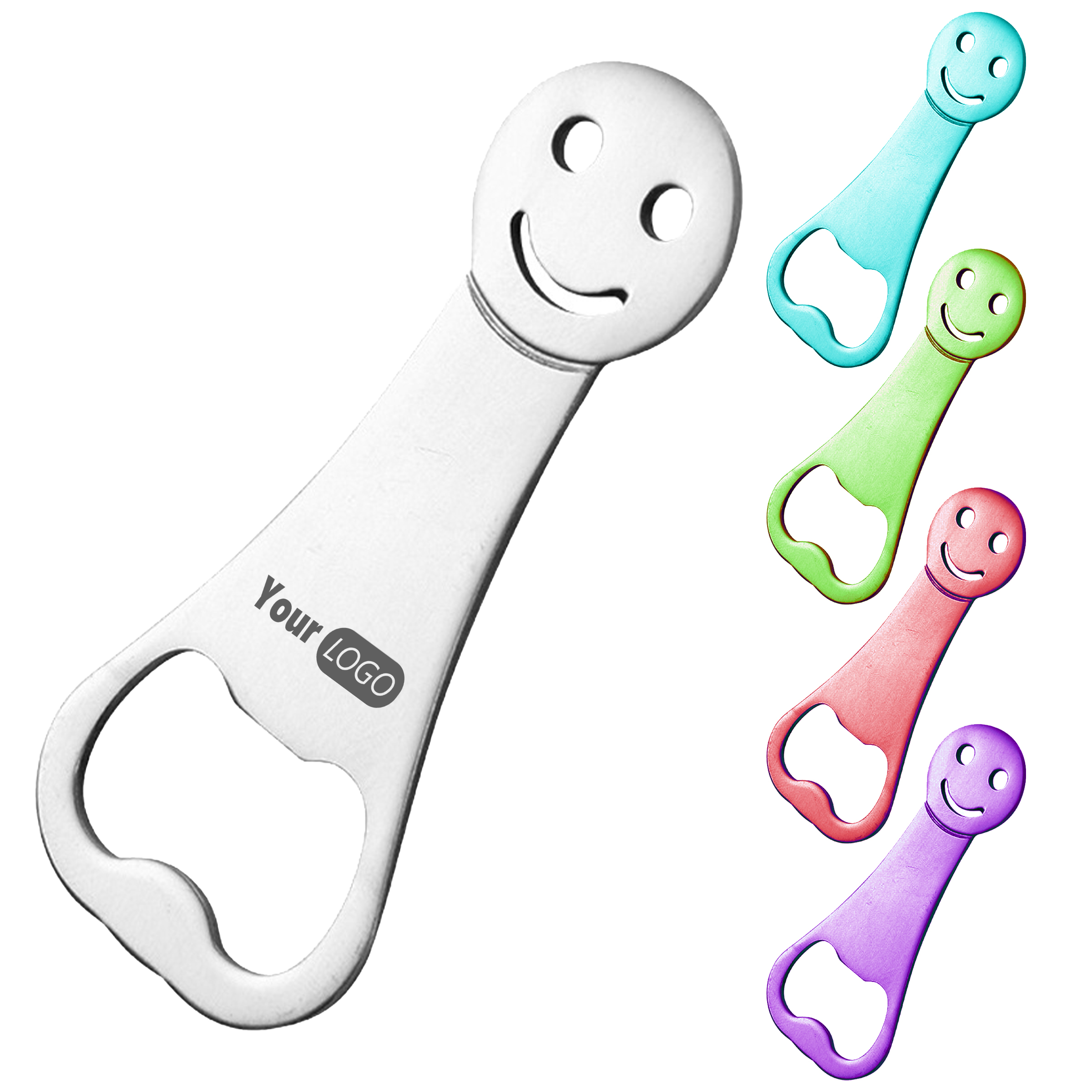 Stainless Steel Cheerful Custom Smiley Face Bottle Opener For Every Occasion 1