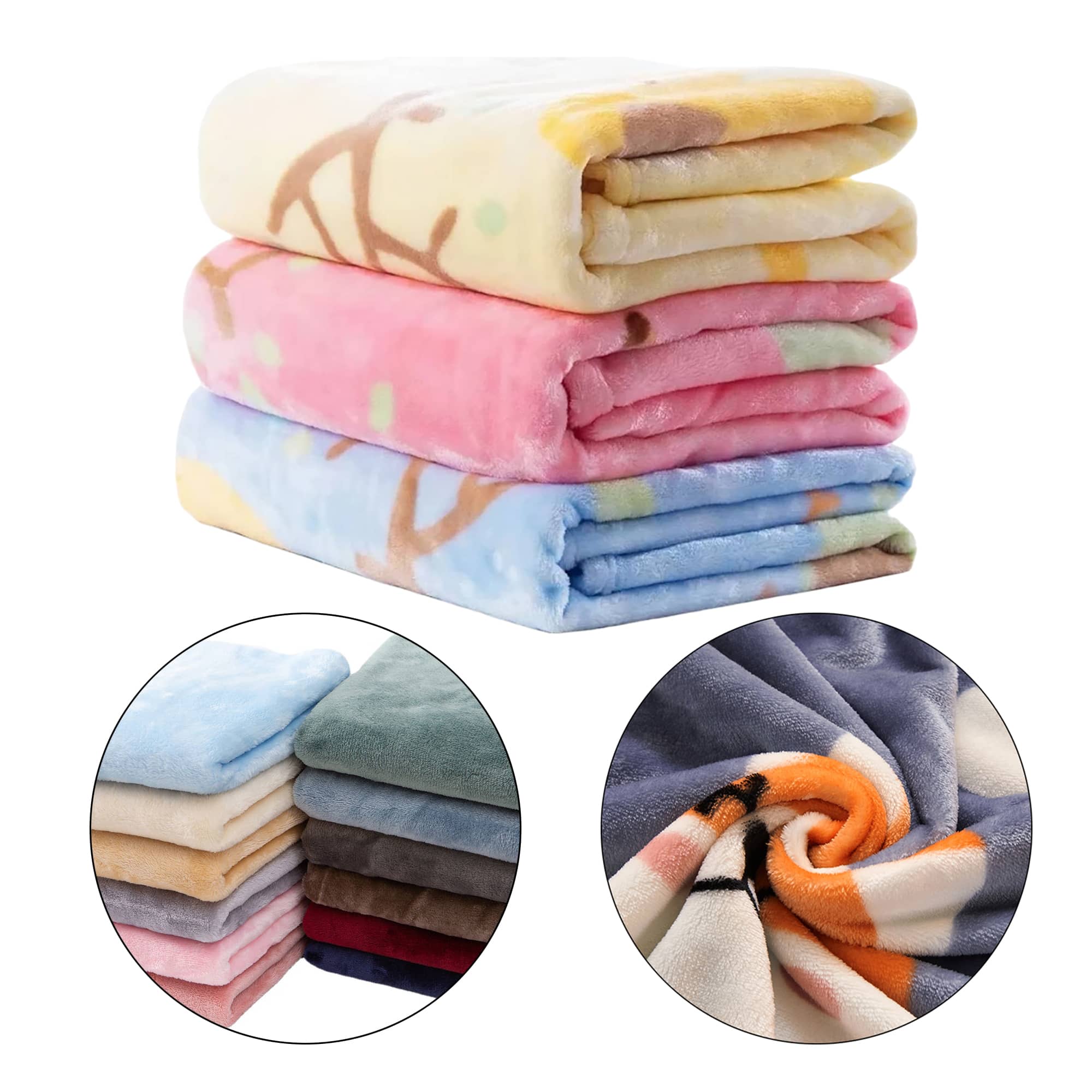 Warm Fleece Blanket Mul Sizes Avail 1