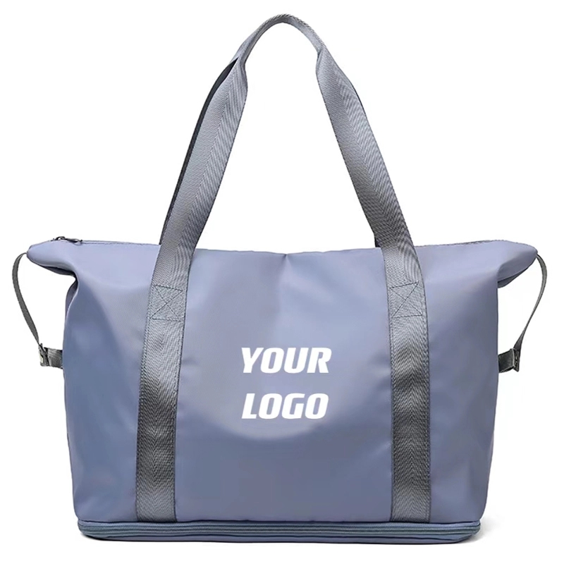 Expandable Sports Tote Gym Bag With Wet Pocket For Women 5