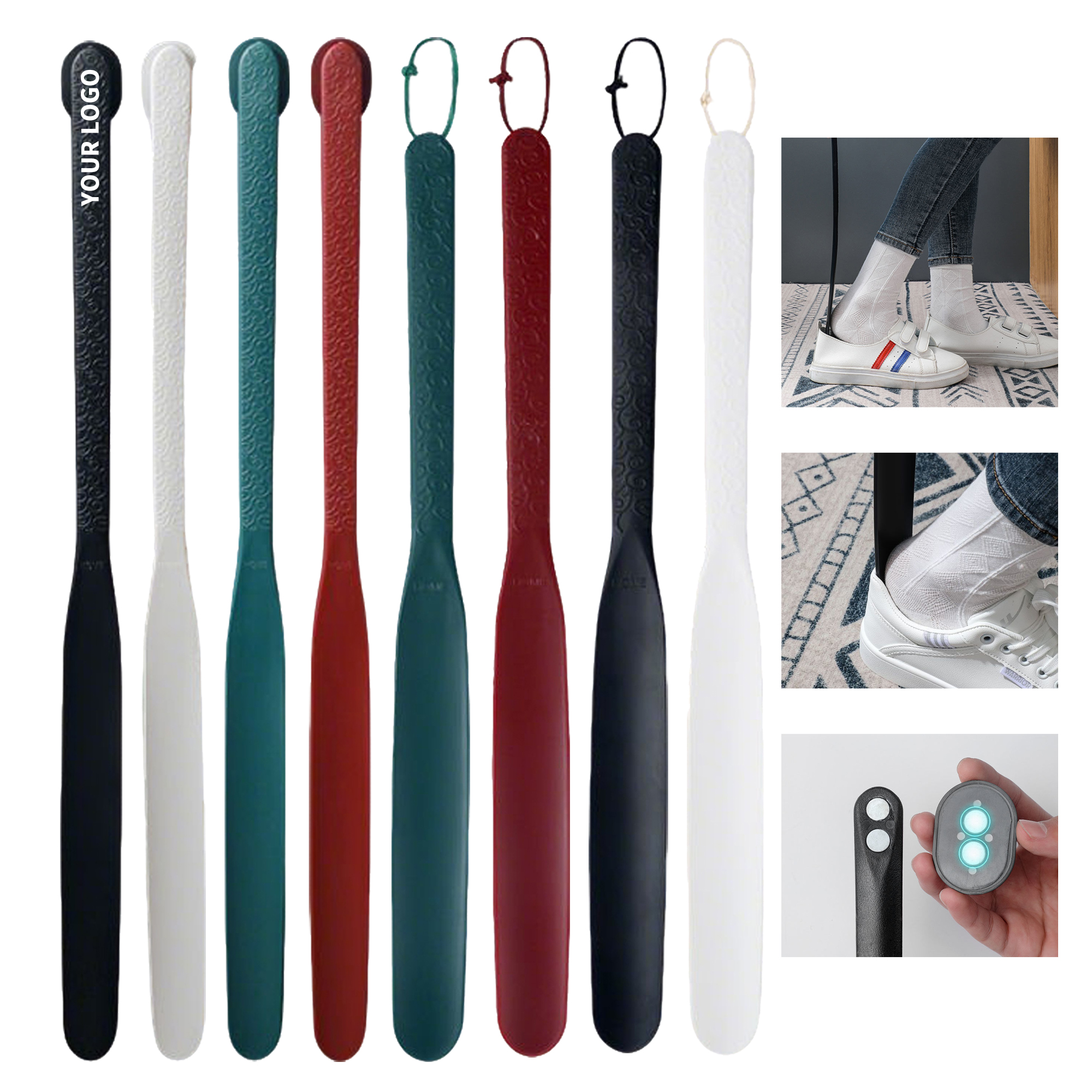 Long Handle Plastic Shoe Horn 27.5" Length 3