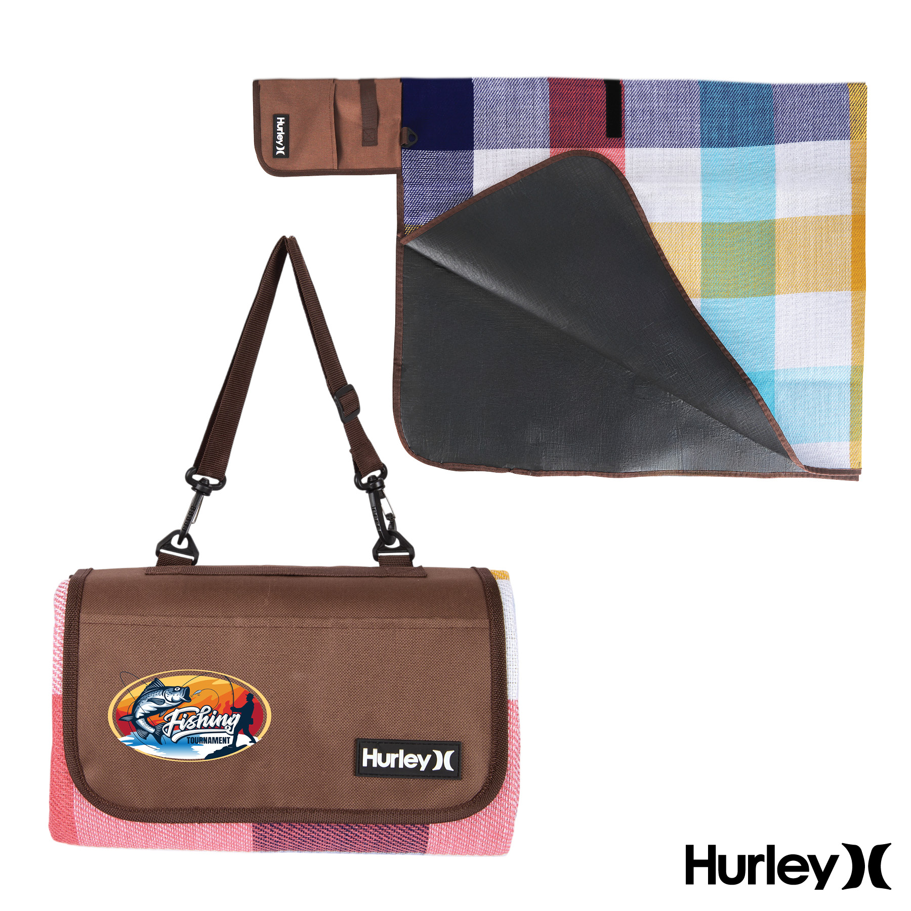 Hurley® Water Resistant Outdoor Packable Mat 3
