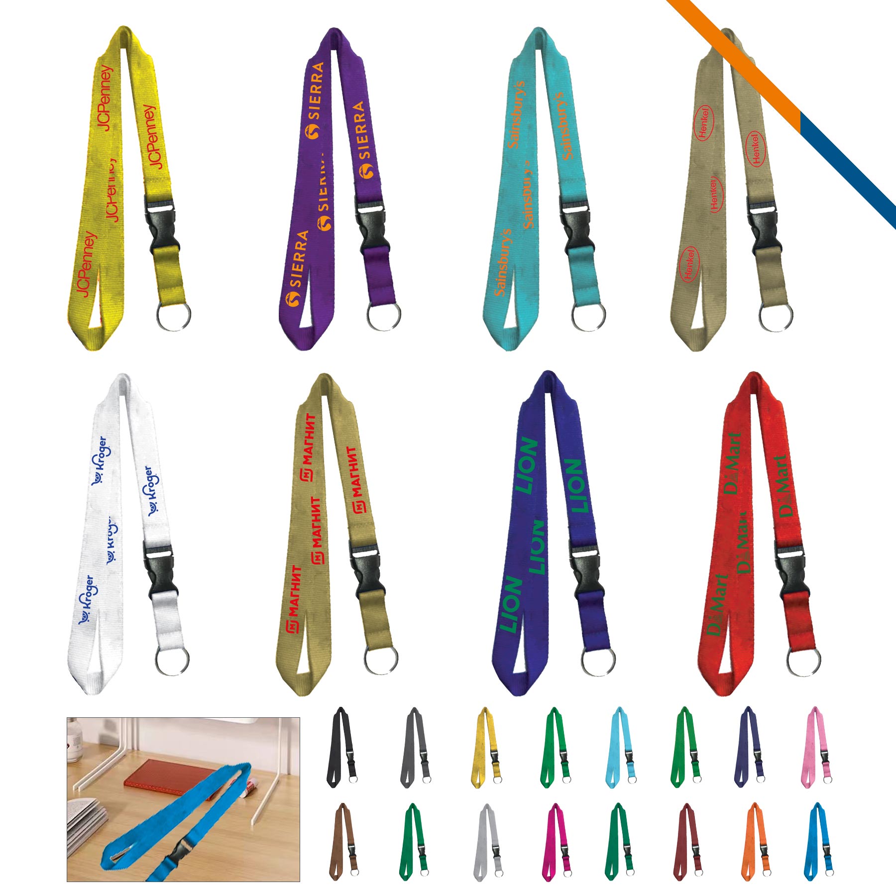 Omas Polyester Lanyard 2