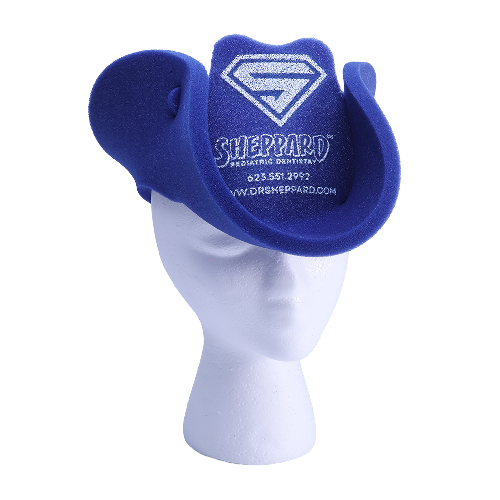 12 1/2" Foam Cowboy Hat Visor 14