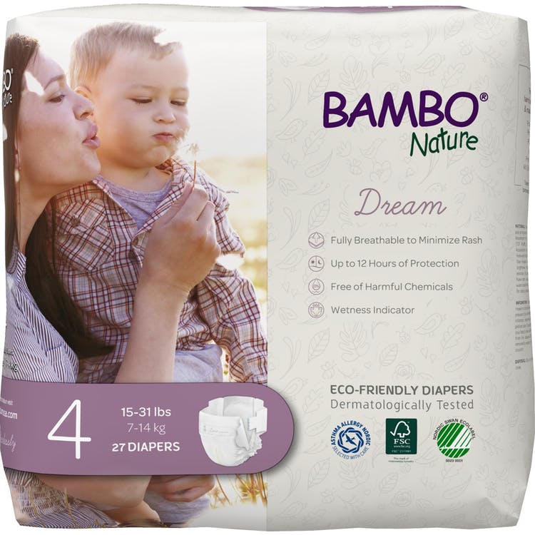 Baby Diapers - 27 Count Size 4 15-31 Lbs. 2