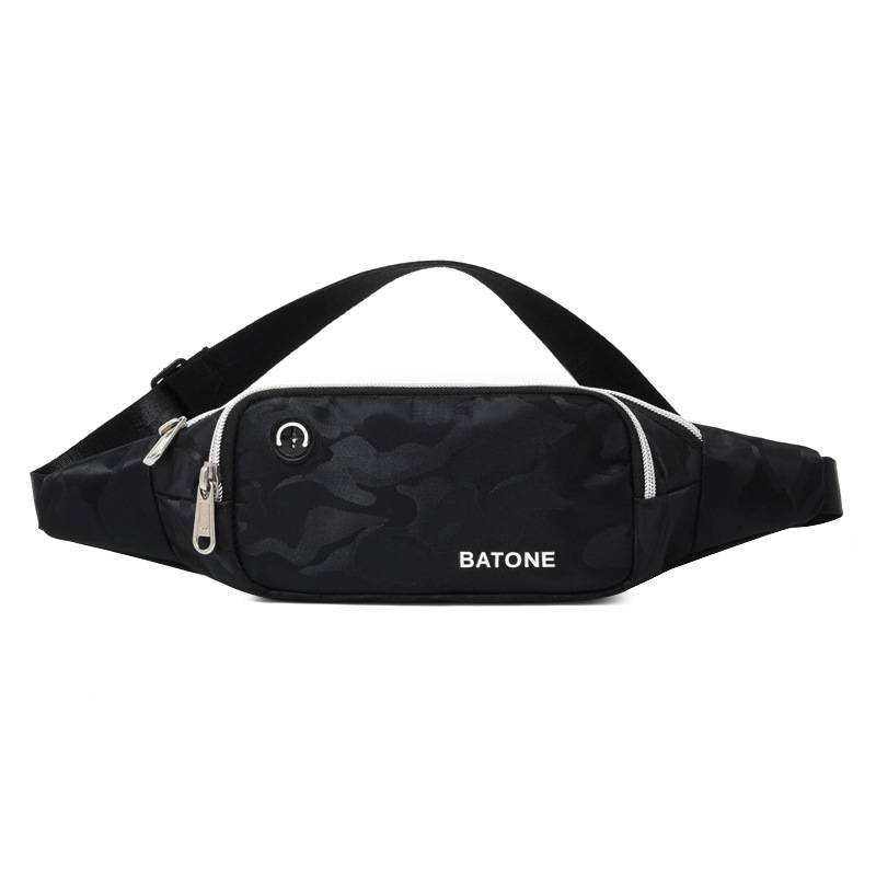 Oxford Sports Fanny Pack Belt Bag With Earphone Port 5