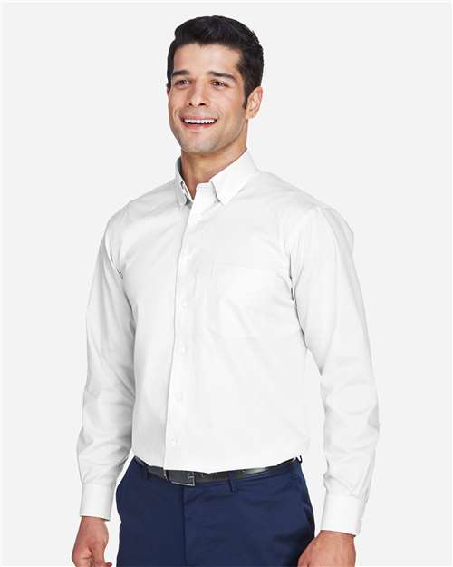Men's Crown Collection® Broadcloth Woven Dress Shirt - D620 12