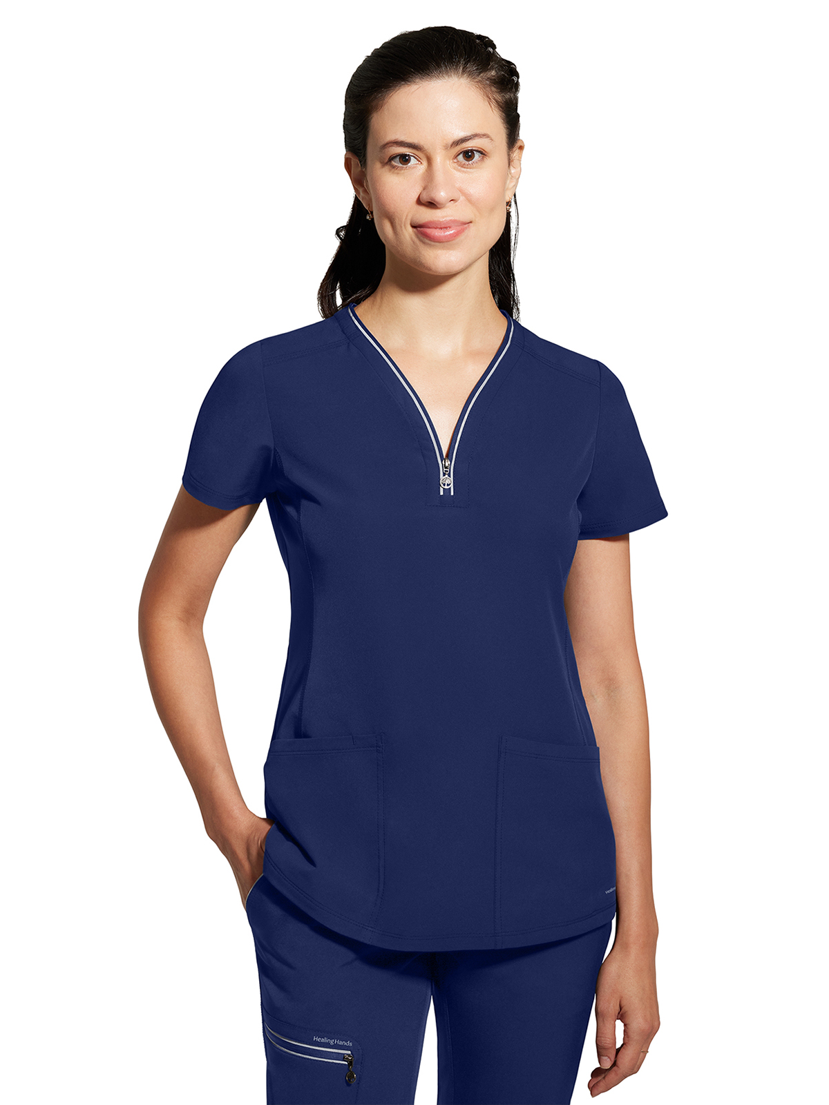 Healing Hands - 360 - Women's 3-Pocket Sonia V-Neck Top 17
