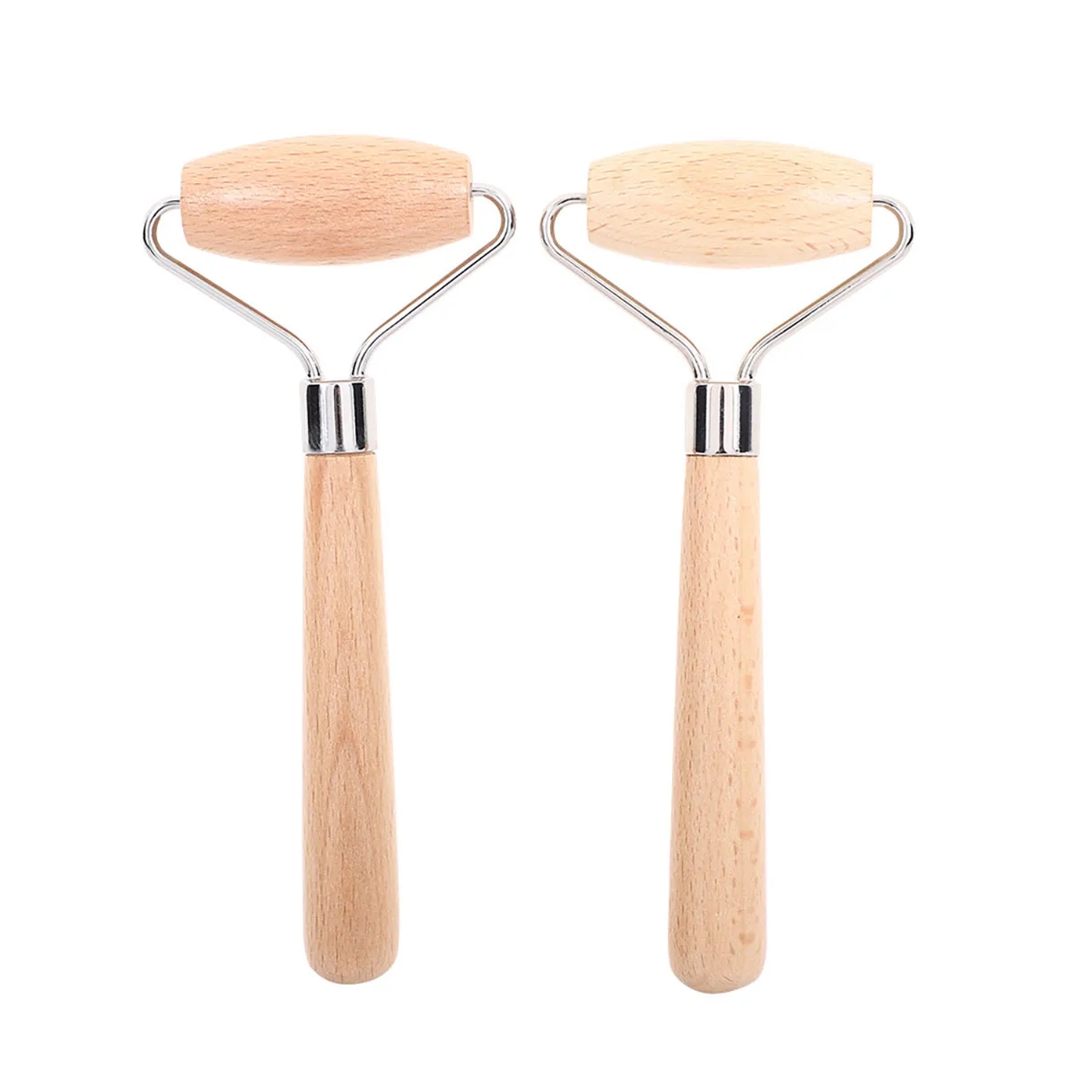 Portable Beech Wood Facial Roller Skin Massager For Face 1