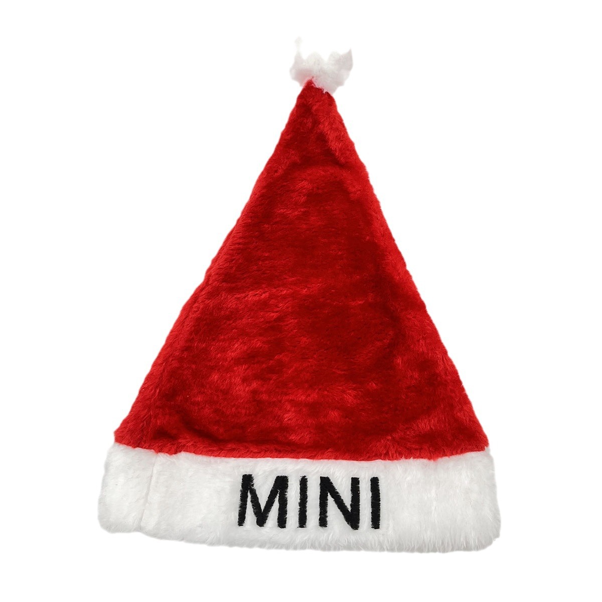 Customizable Red Plush Christmas Hat 2