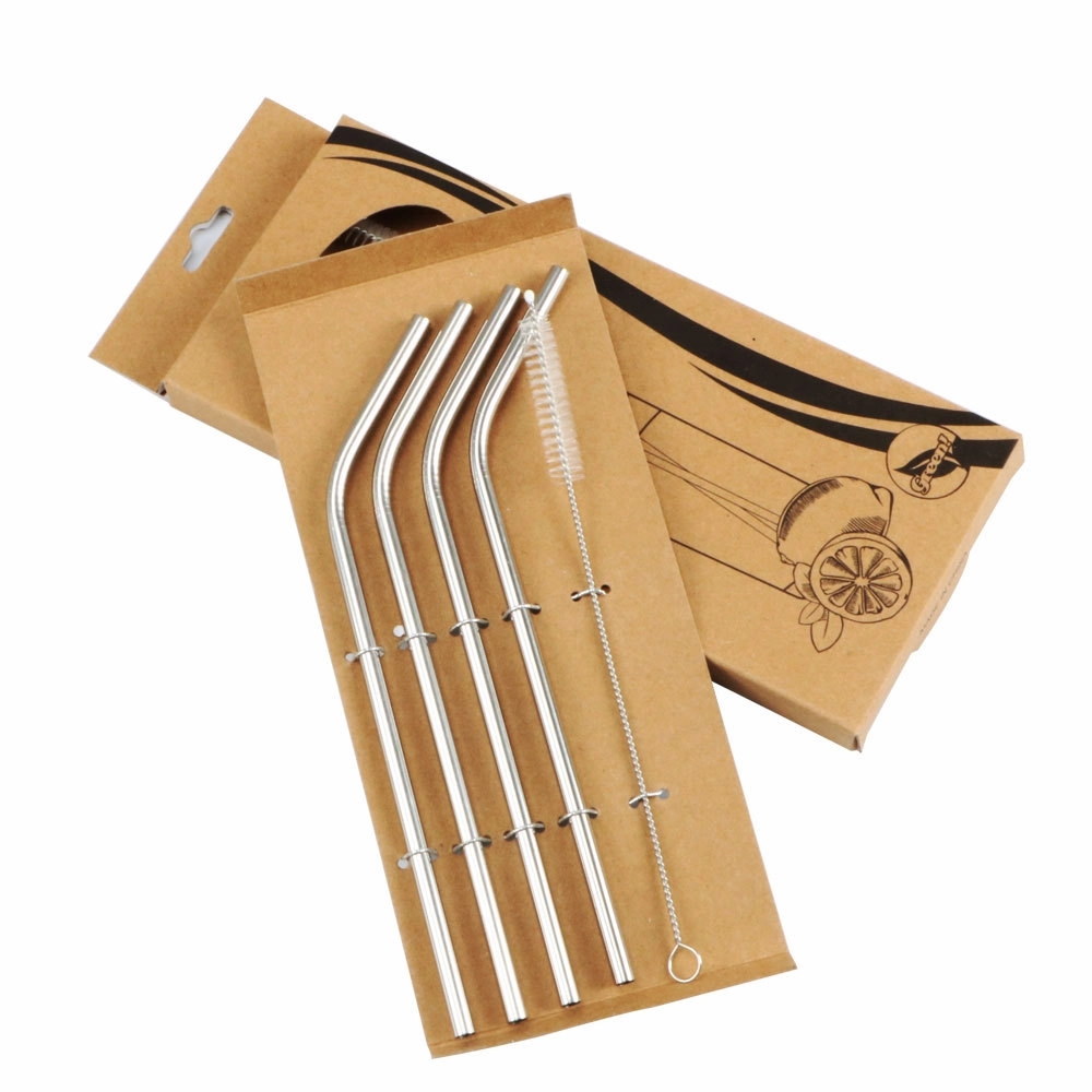 Best Stainless Steel Drinking Straws Set 2