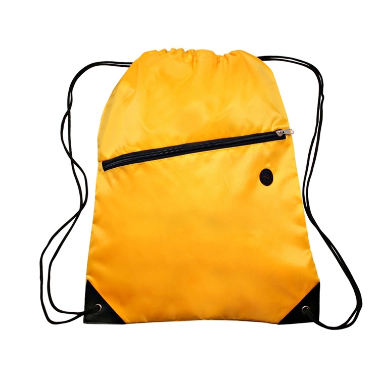 Oxford Drawstring Backpack w/ Headphone Hole 11
