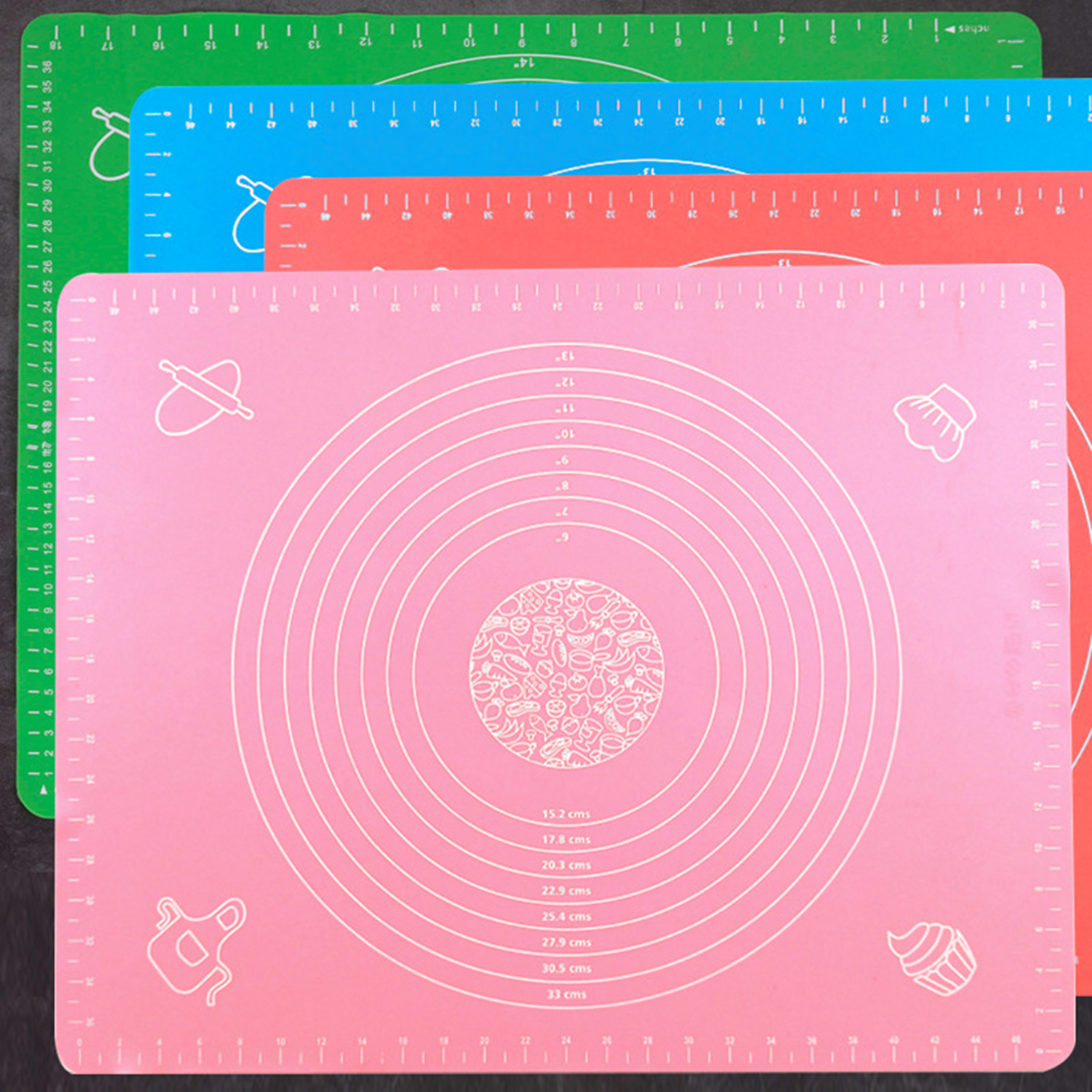 Sillicone Pastry Baking Mat Board 2