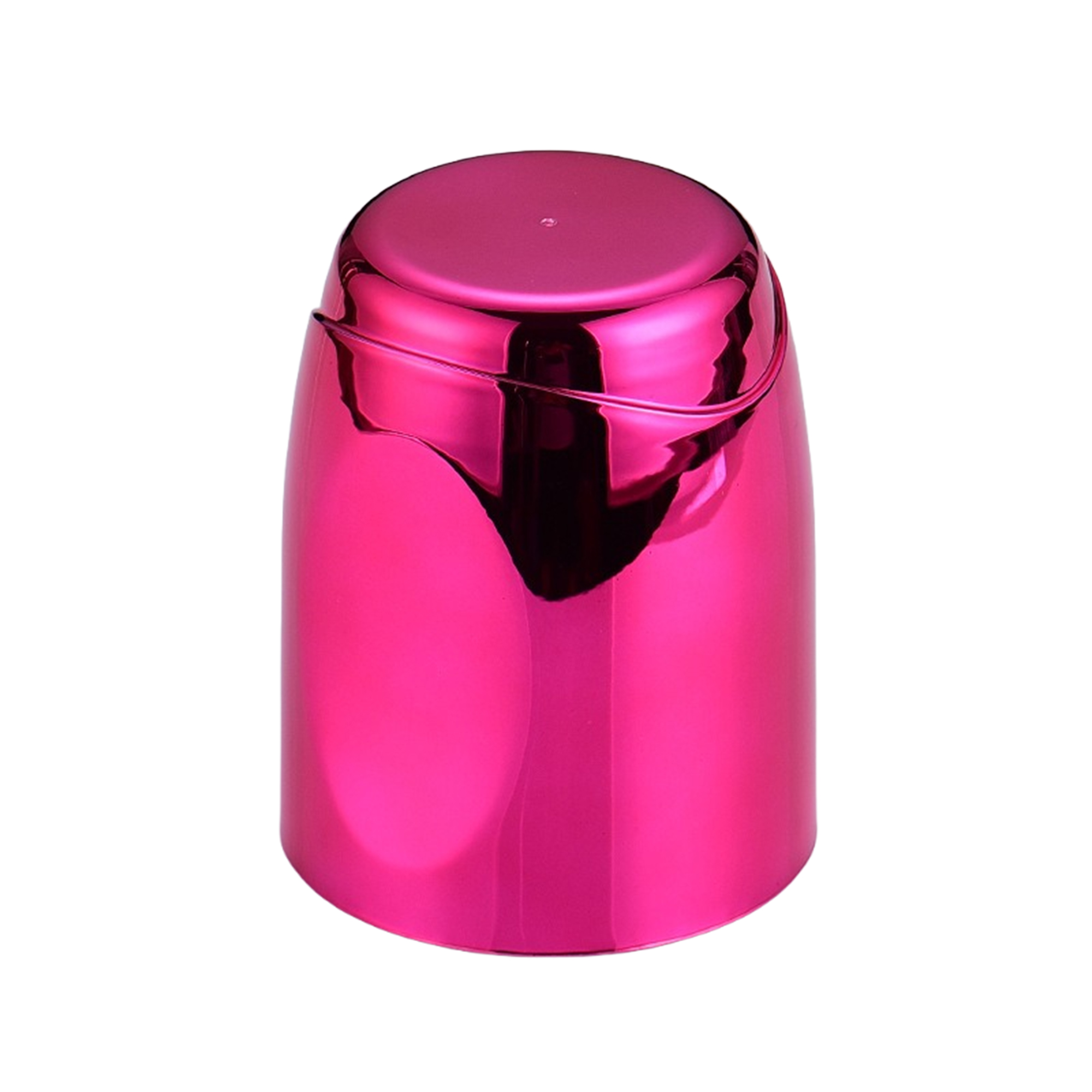 Electroplated PP Dice Cup 3.85" x 3.11" With Five Dice 3